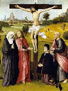 Hieronymus Bosch Crucifixion with a Donor Germany oil painting artist
